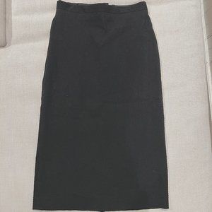 Hache Textured Dark Grey Pencil Skirt